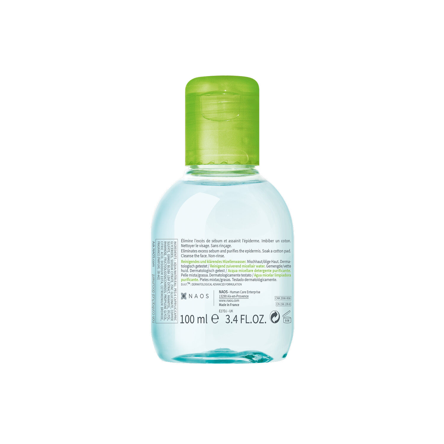 Bioderma Sébium H2O Eau Micellaire Purifiante - Peaux Mixtes à Grasses