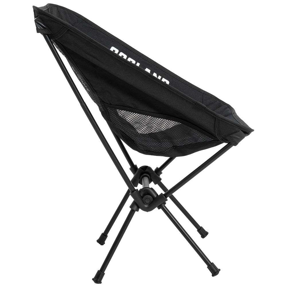 GOGLAND faltbarer Campingstuhl 2er-Pack schwarz