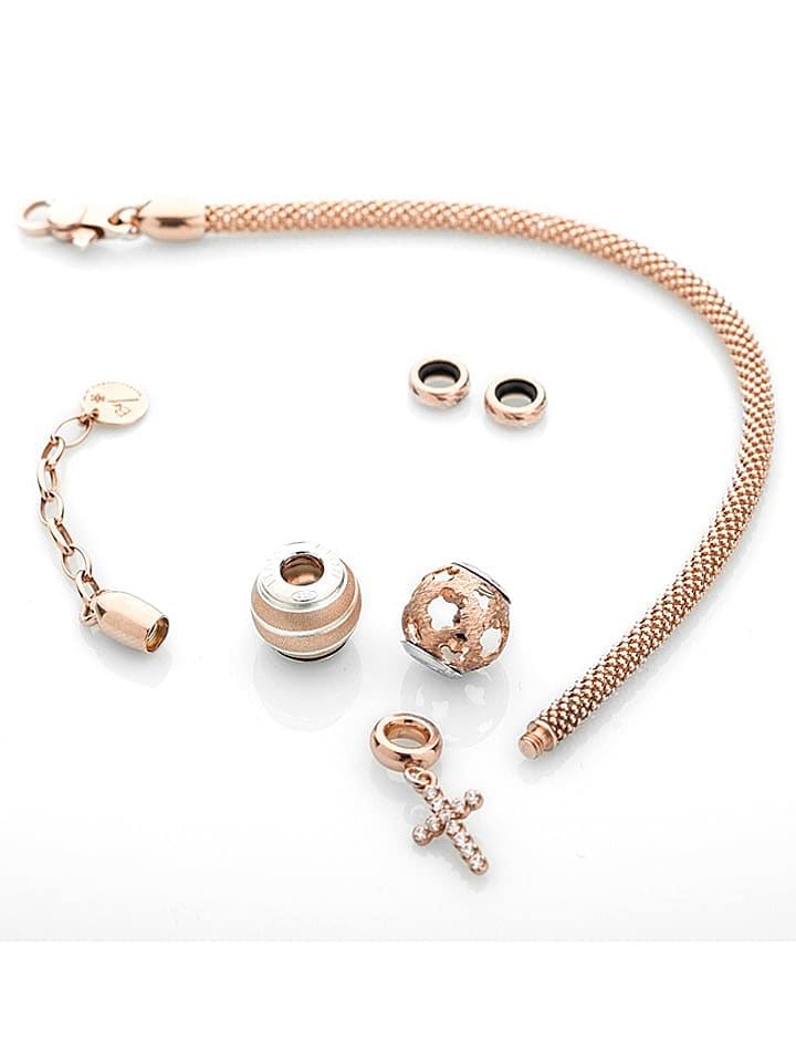 BYOU Beschicht. Silber-Armband mit 3 Beads günstig kaufen onesize