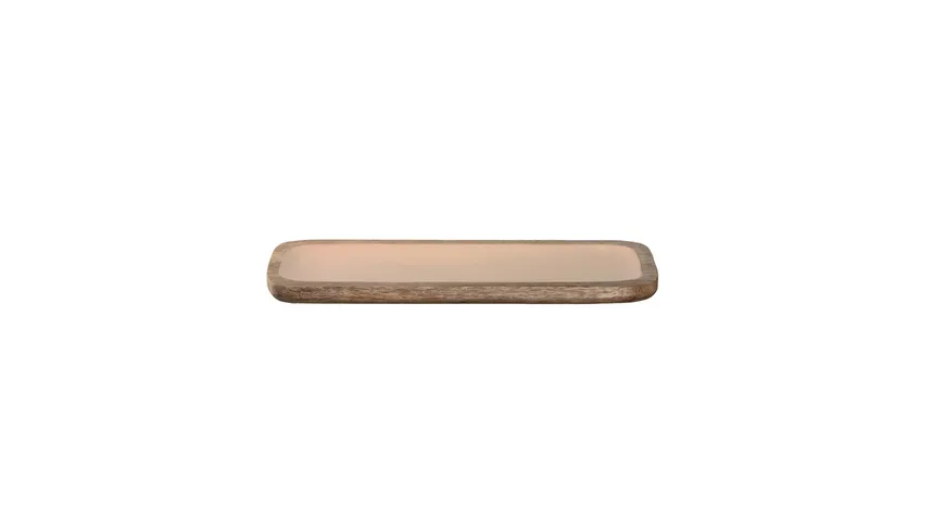 LEONARDO Platte aus Mangoholz GARDA 39x15cm apricot