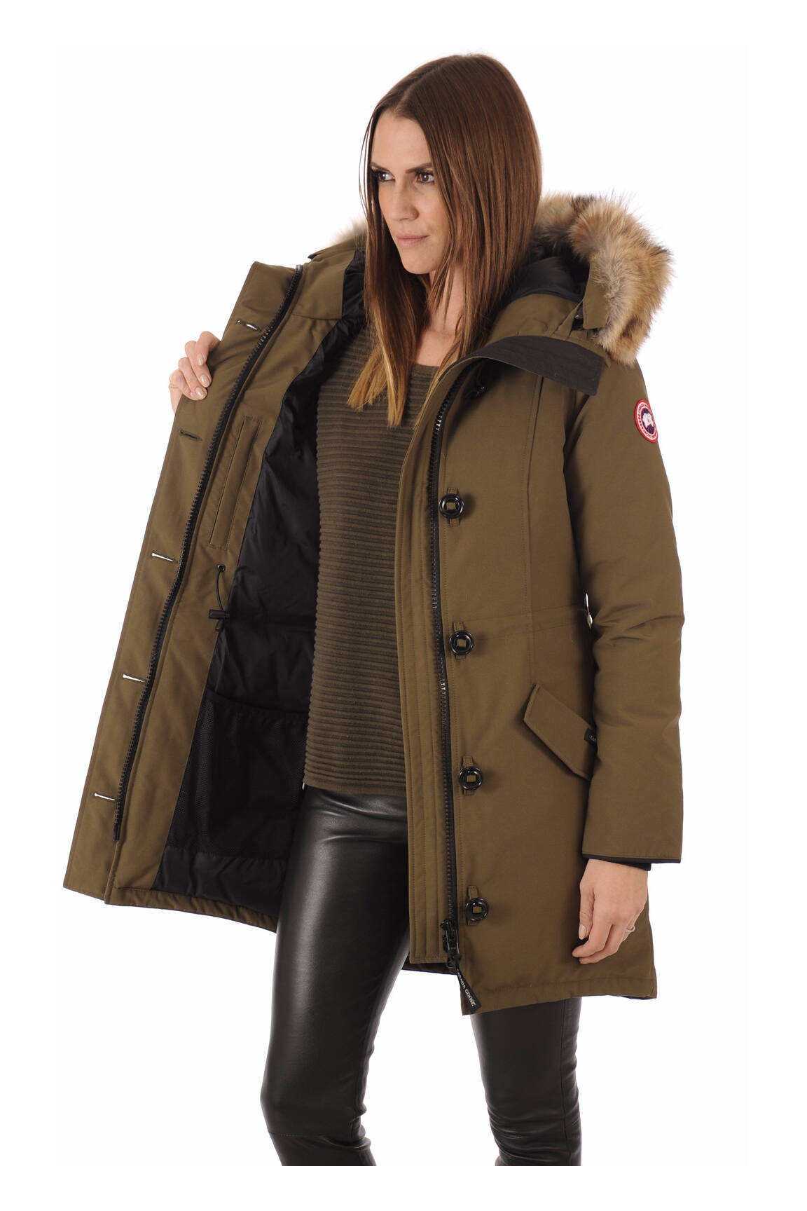 Canada Goose Parkas Femme couleur vert