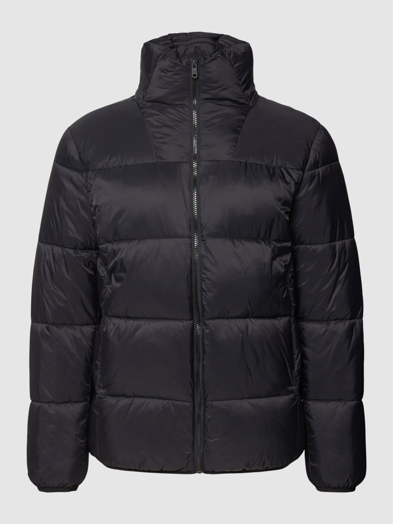 Steppjacke mit integrierter Kapuze Modell 'doli' in schwarz