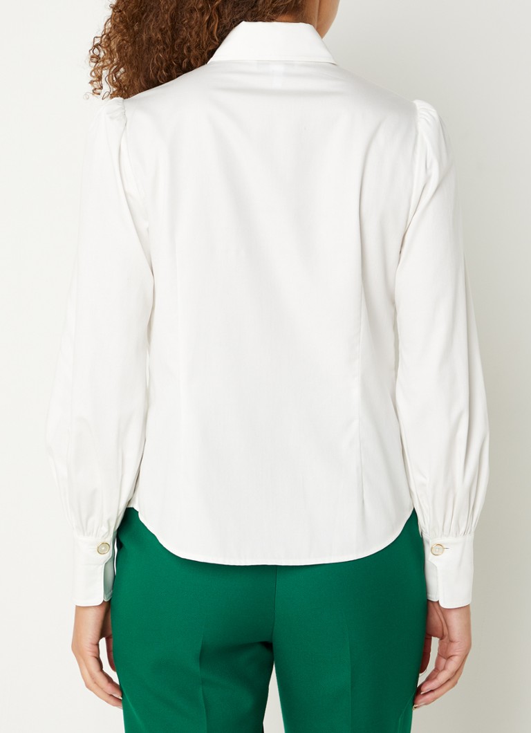 L.K.Bennett  Sonya blouse met pofmouw