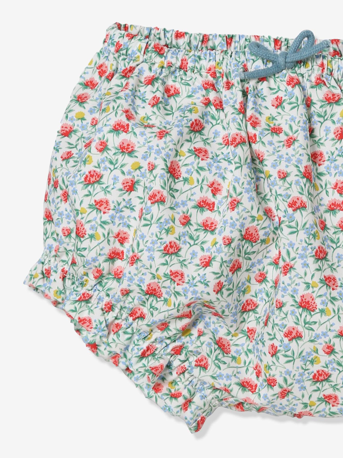 Bloomer en tissu Liberty bébé CYRILLUS liberty canyon clover