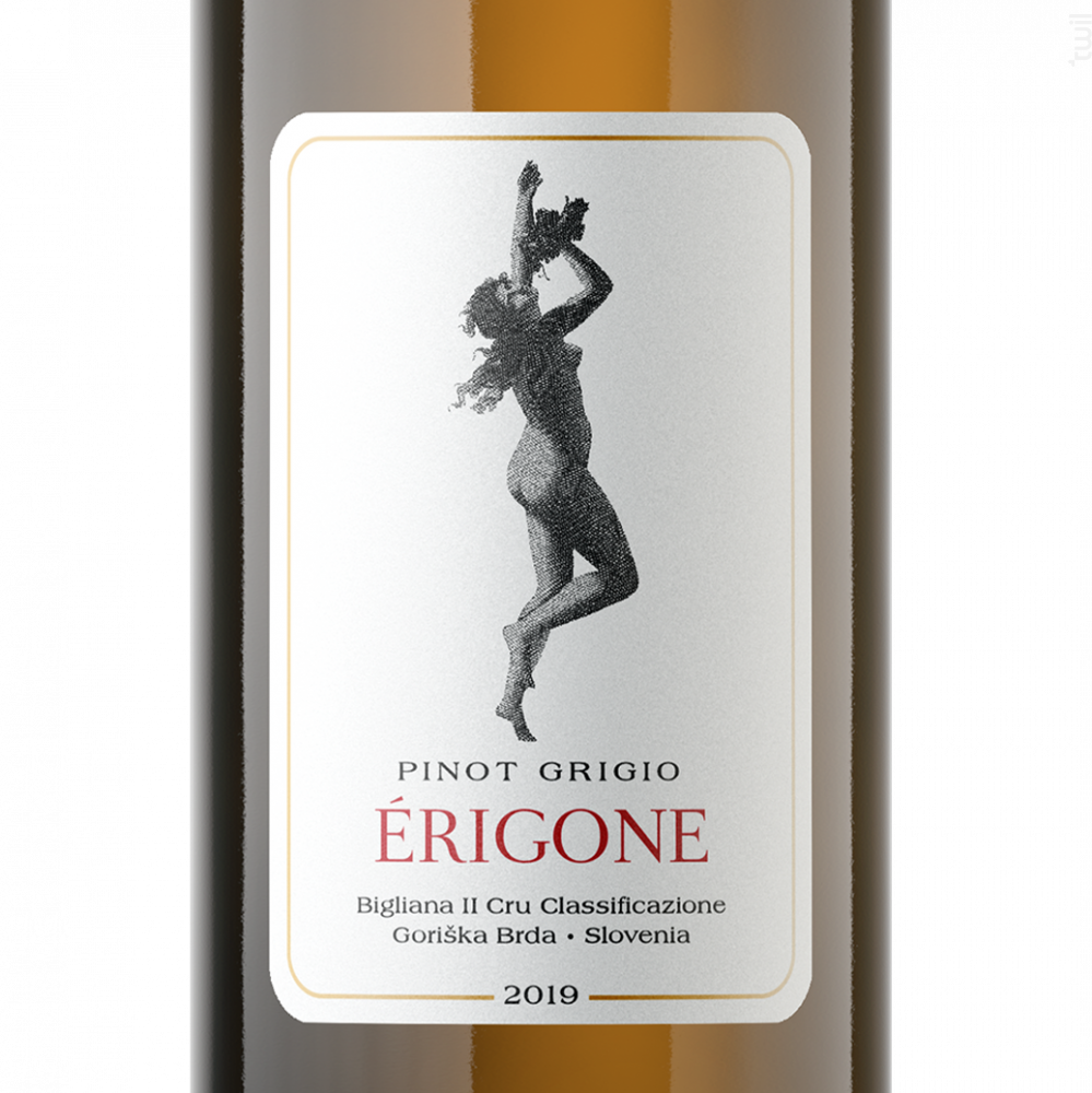 ERIGONE PINOT GRIGIO Bigliana II Cru Classificazione Erigone Vin Blanc●Goriska Brda ZGP 2019 75cl