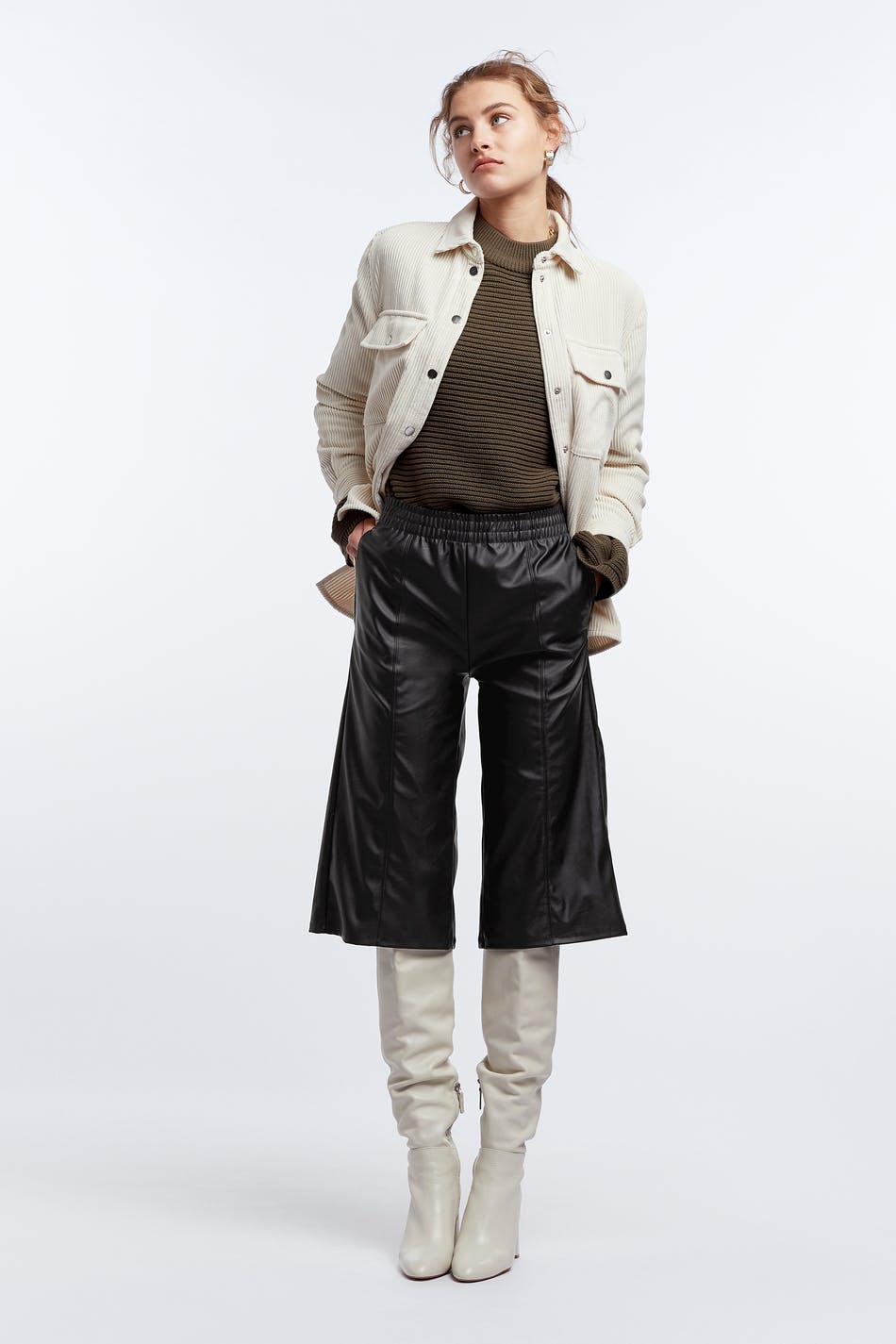 Phoebe pu shorts