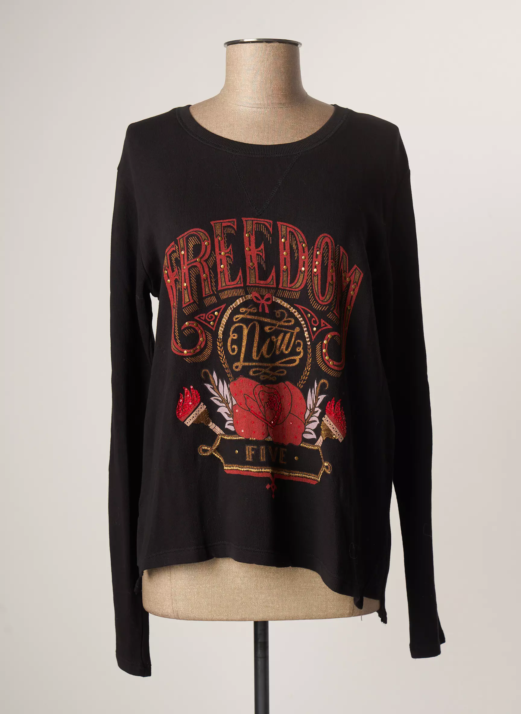 Five Sweats Femme couleur noir