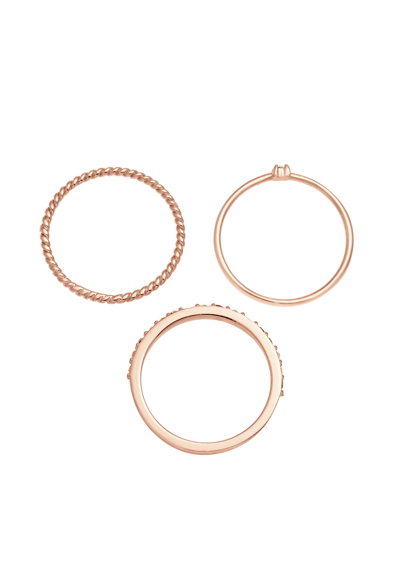 Elli női elegáns, ünnepi, réteges megjelenés 925-ös sterling ezüst kristályokkal
