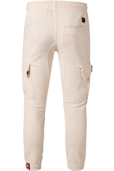 ALPHA INDUSTRIES, Jogpants, Baumwolle, ecru