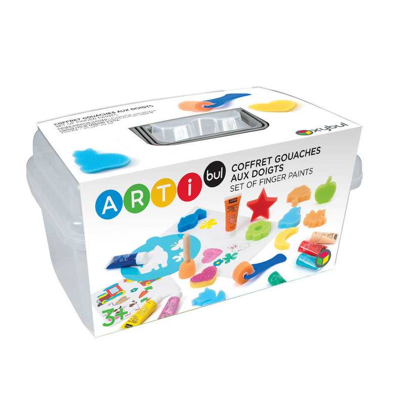 Coffret gouaches aux doigts Oxybul