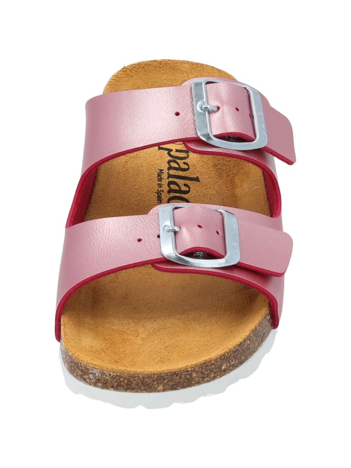 palado Pantoletten in Pink Metallic günstig kaufen