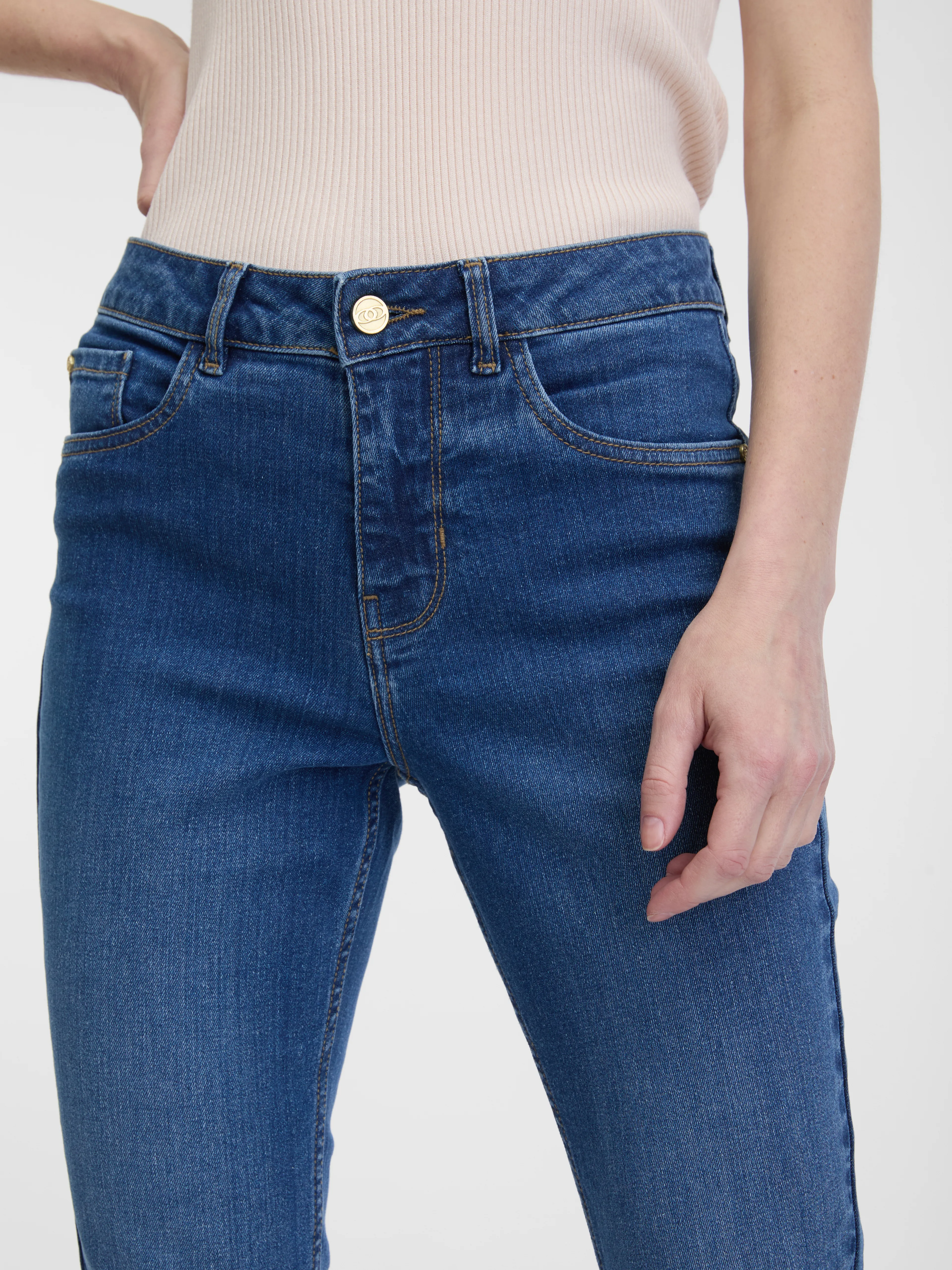 Blaue Damen-Skinny-Jeans ORSAY