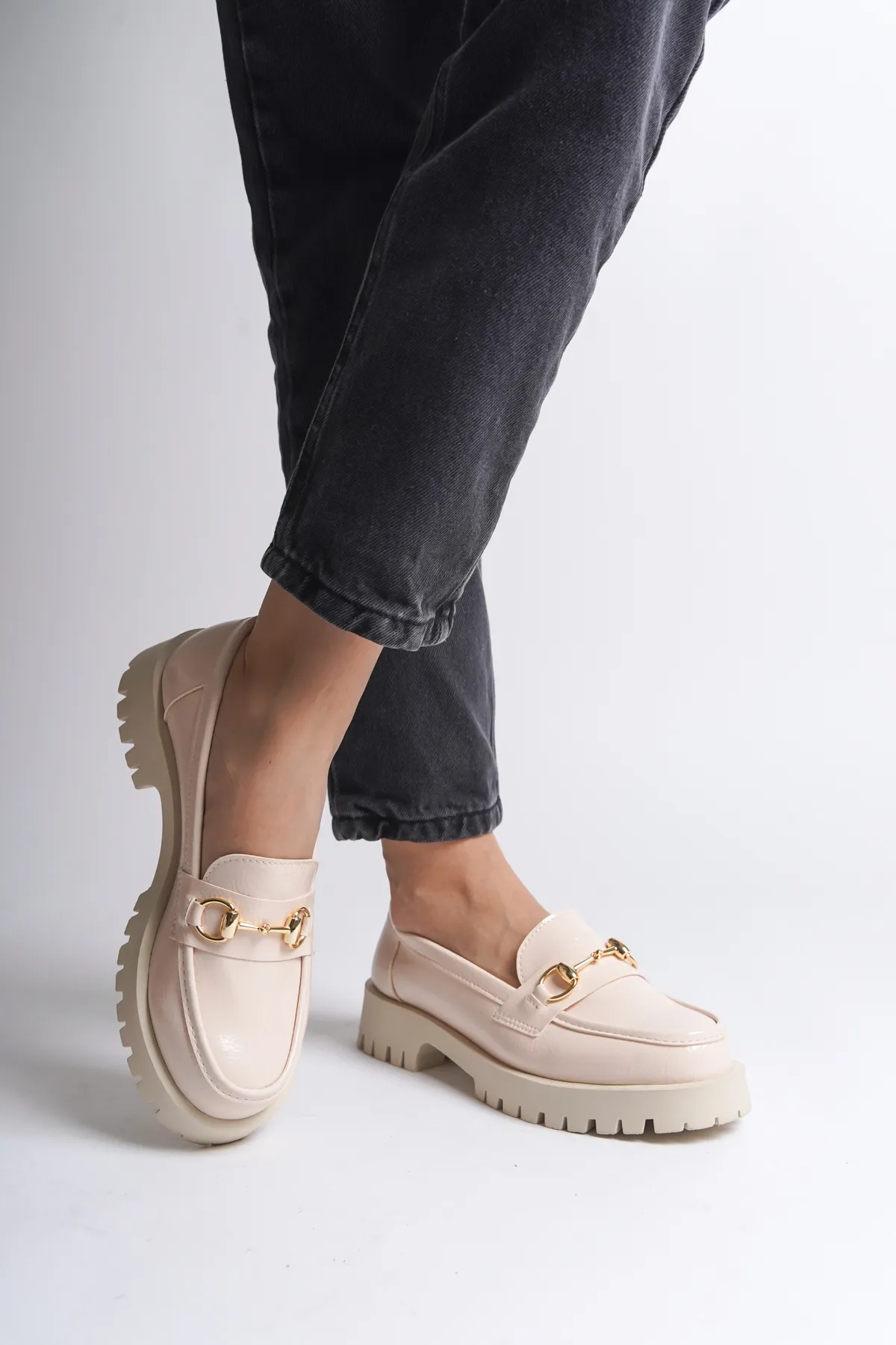 Capone Outfitters  Trak Sole Damen-Loafer mit Metallschnalle