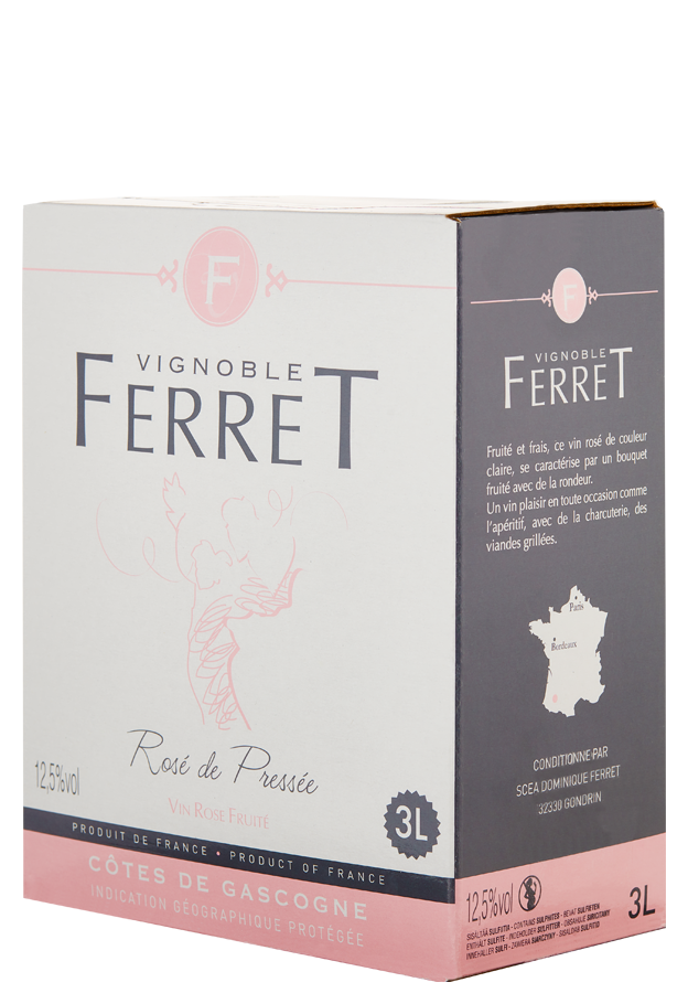 Rosé de Pressée Côtes de Gascogne Bag-in-Box - 3,0 L 2022