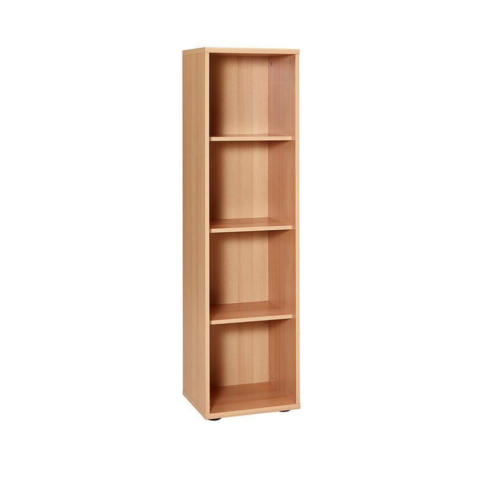 Lomadox Aktenregal, TYP4000 Buche hell Nachbildung, 4OH, H=153cm