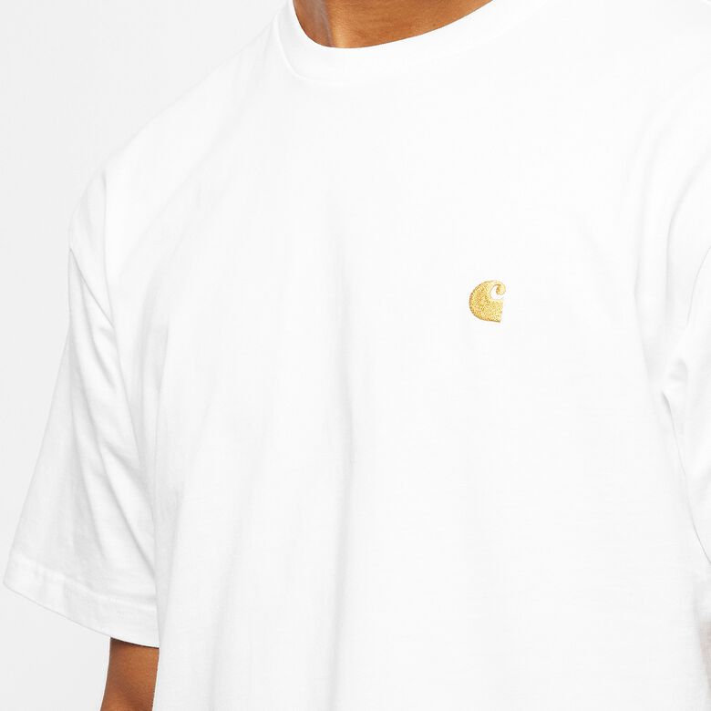 Carhartt WIP Chase T-Shirt white/gold