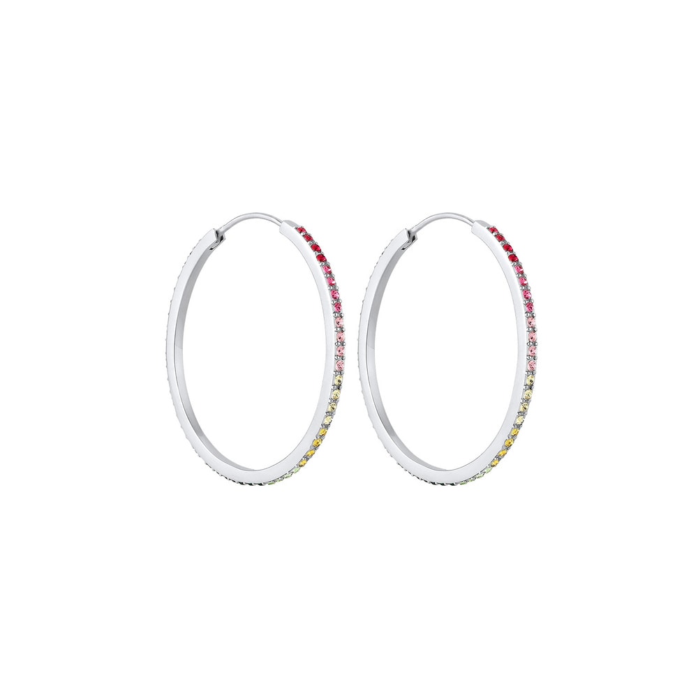 Elli Elli Boucles d'Oreilles Arc-en-Ciel Élégant avec des Cristaux Boucles d'Oreilles  Boucles d'oreilles