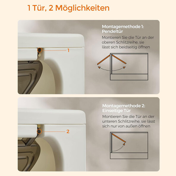 Katzentoilette mit Schaufel, anthrazit
