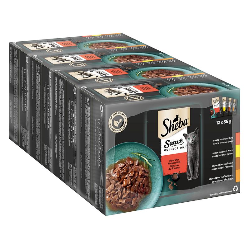 Sparpaket Sheba Varietäten Frischebeutel 48 x 85 g