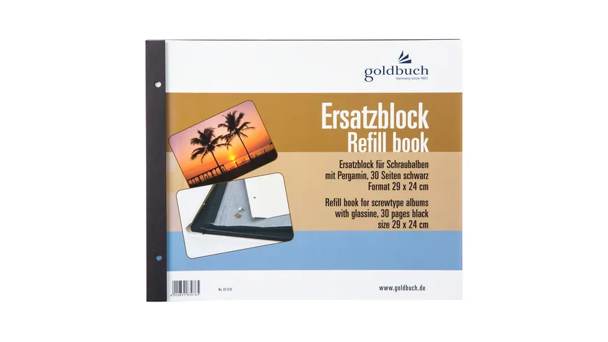 goldbuch Nachfüllsatz 29X24 cm schwarz
