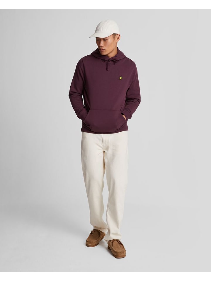 Lyle & Scott Hoodie in Bordeaux günstig kaufen