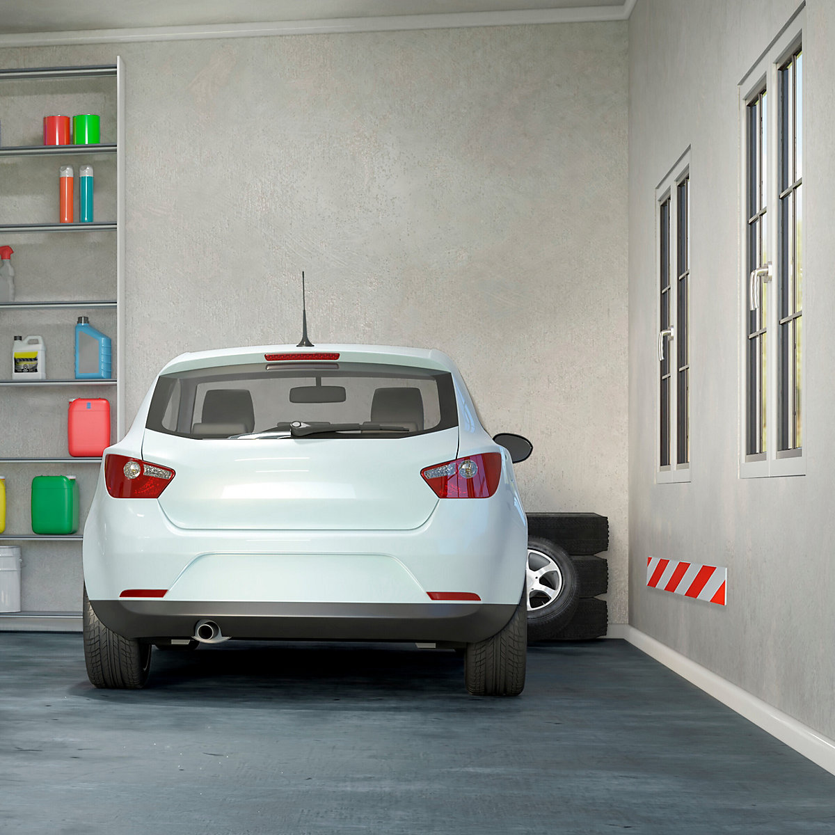 Garagen Wandschutz selbstklebend 4er Set