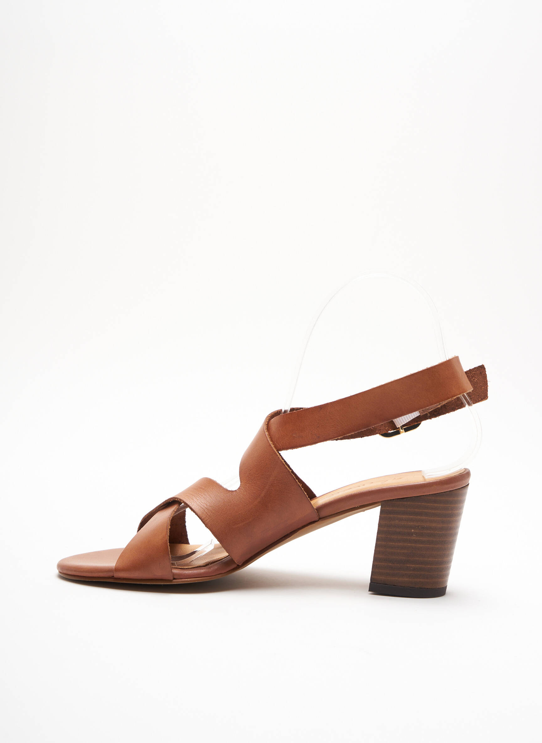 Aliwell Sandales Nu Pieds Femme couleur marron