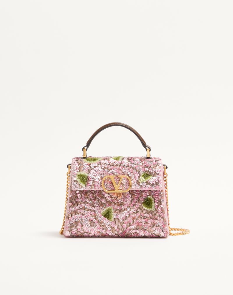Valentino Garavani Vsling Broderet Mini Håndtaske
