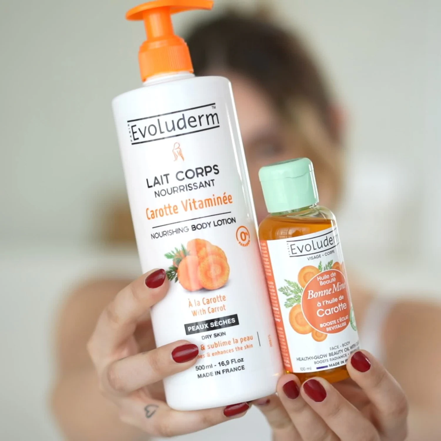 Evoluderm Healthy Glow Beauty Oil med gulrotolje