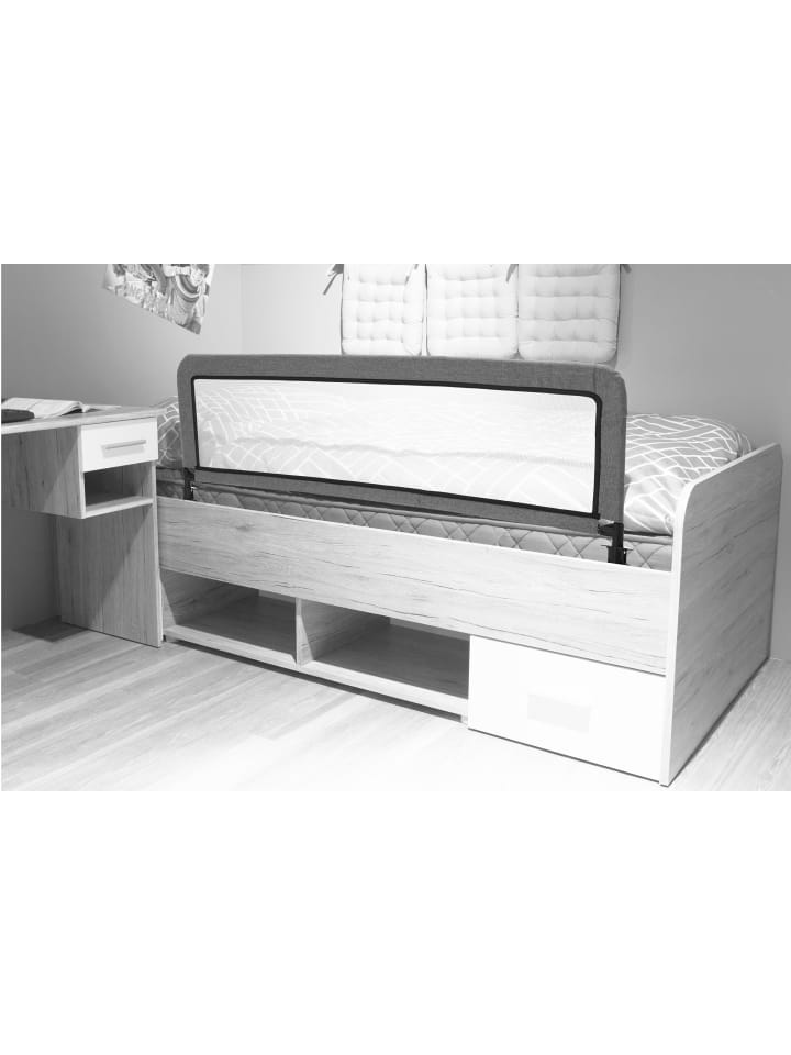 fillikid Bettgitter Hugo 135 x 50 cm Exclusiv in Dunkelgrau günstig kaufen onesize