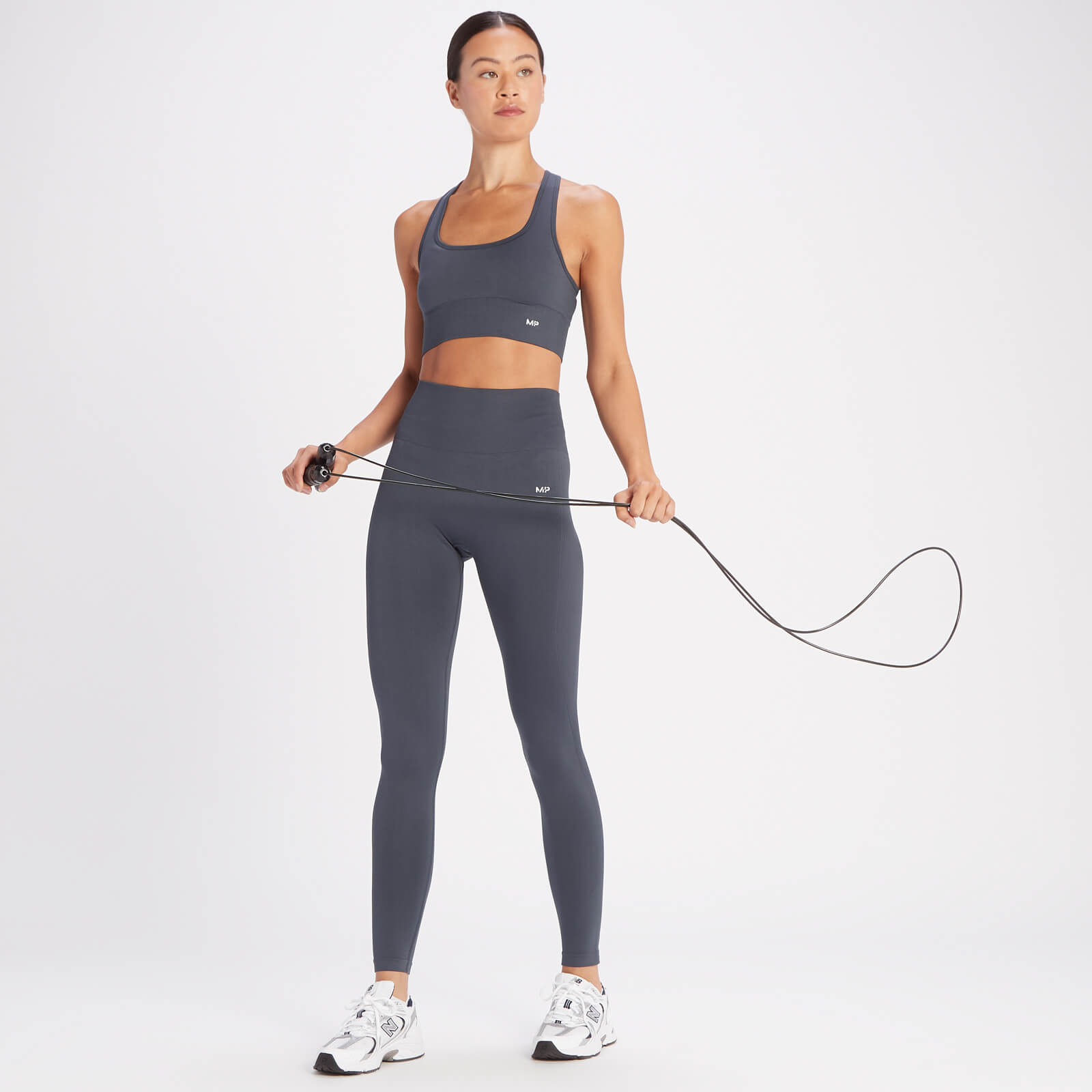 Legging sans coutures MP Shape pour femmes – Anthracite
