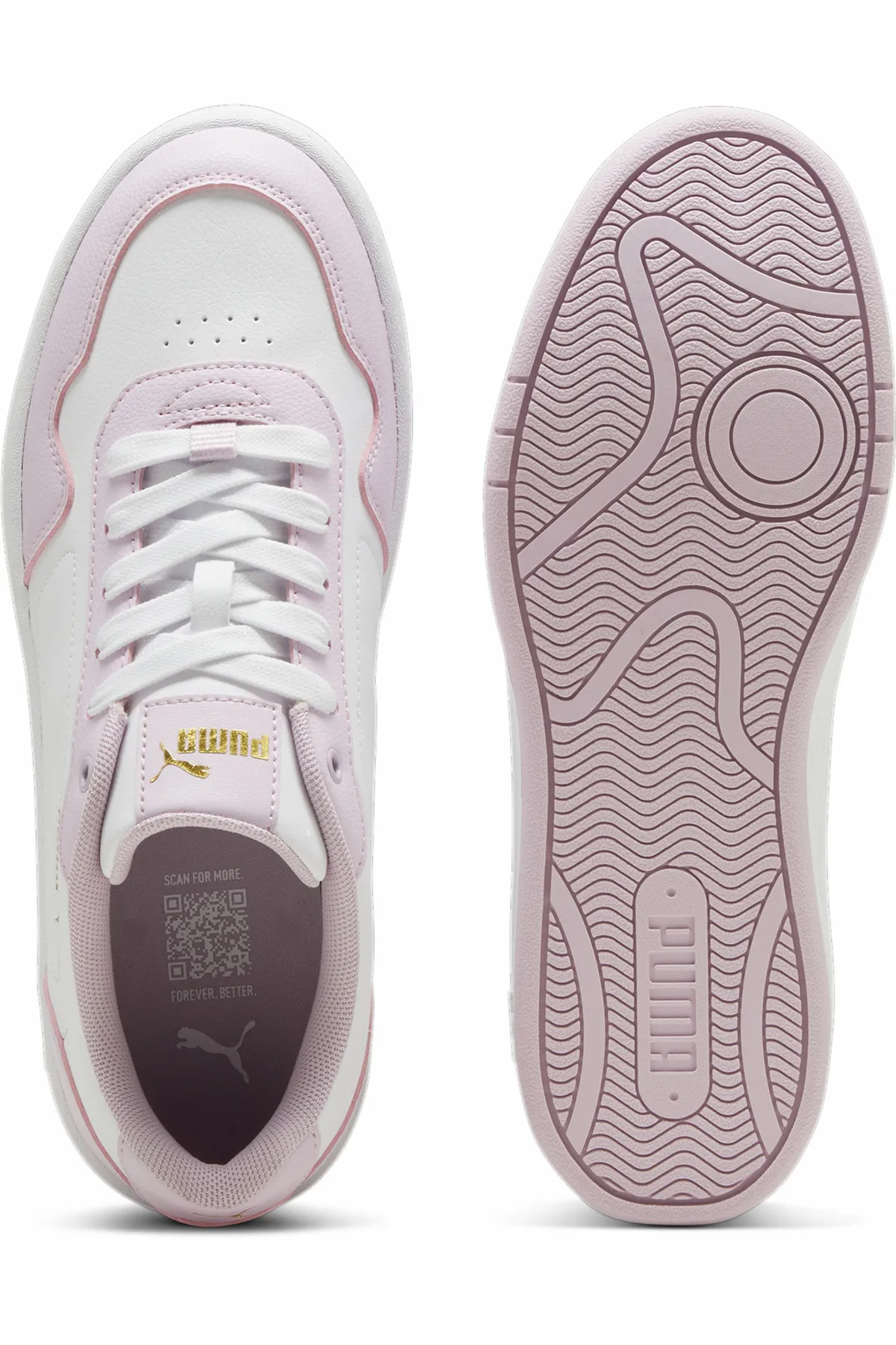Puma  Sneaker - Weiß - Flacher Absatz