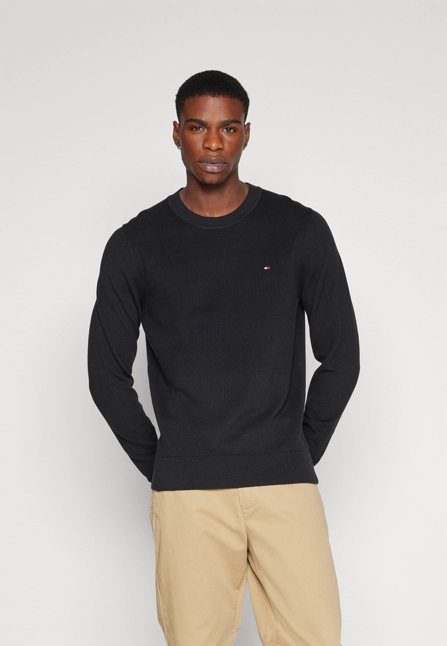 Tommy Hilfiger CHAIN RIDGE C NECK - Suéter