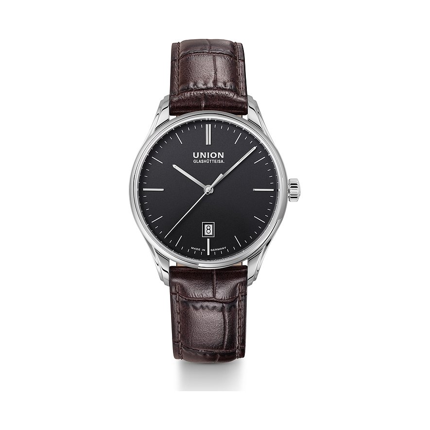Union Glashütte Herrenuhr Viro Datum 41 mm