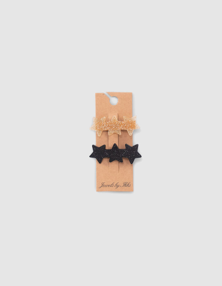 Barrettes étoiles pailletées fille