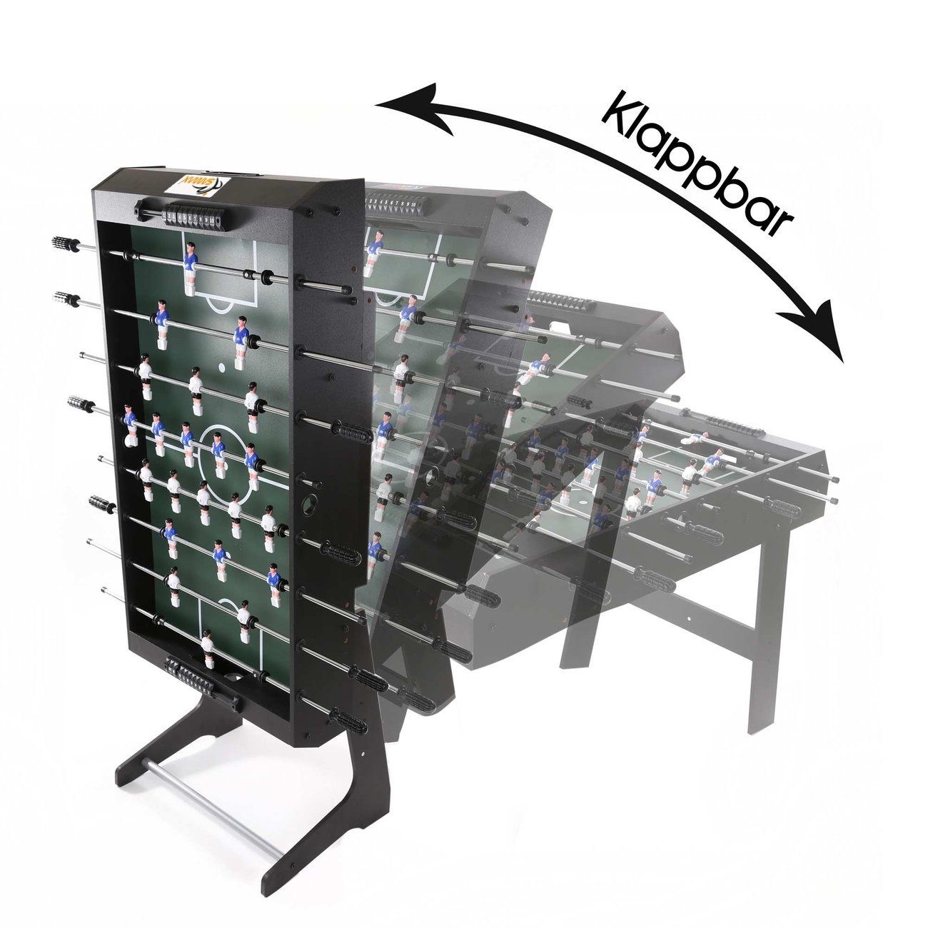 SAMAX Kickertisch Kickertisch / Tischfußball - klappbar