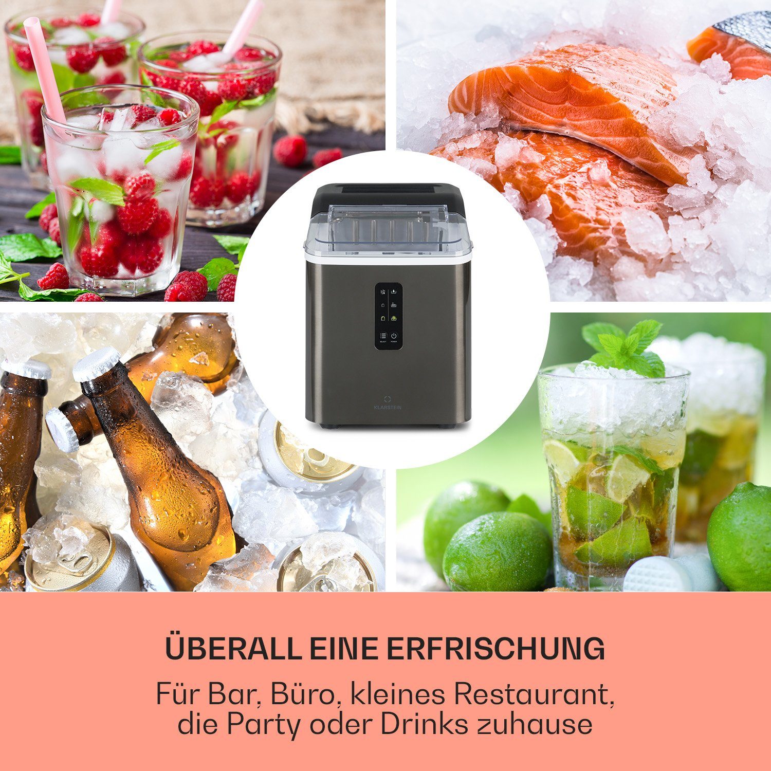 Klarstein Eiswürfelmaschine Albaron Supreme