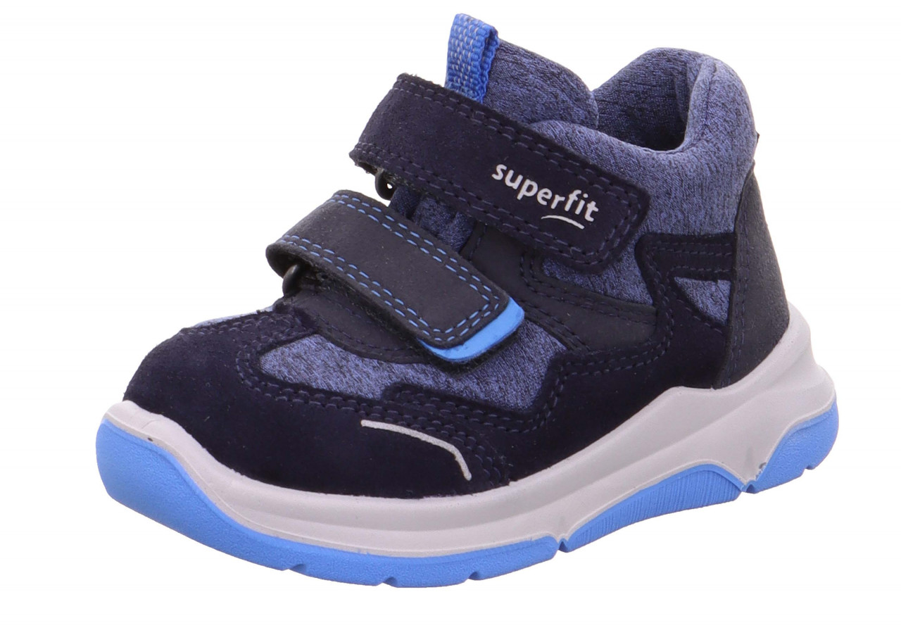 COOPER - Blau/Hellblau Sneaker low mit Klettverschluss