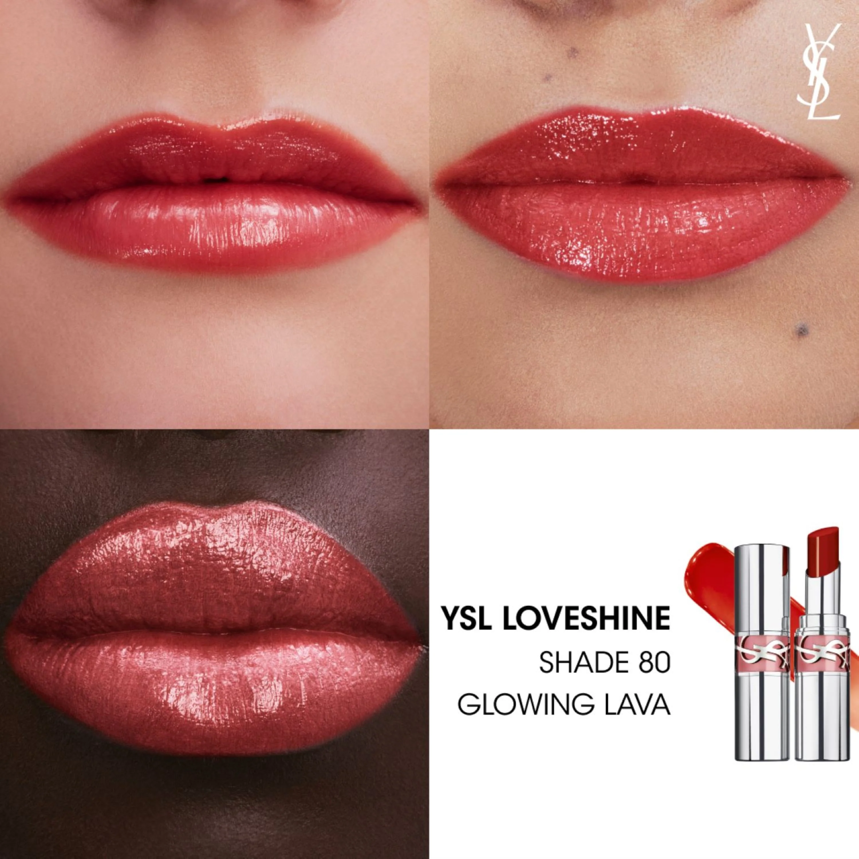 YSL Loveshine Lips - spīdīga lūpu krāsa, lūpu krāsa