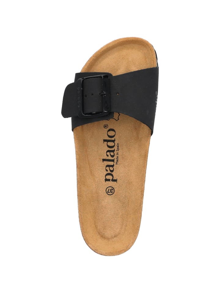 palado Pantoletten in Schwarz günstig kaufen