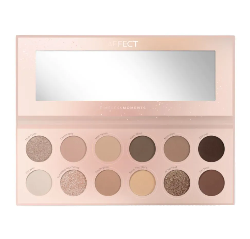 Paleta presovanih sjenila Affect Timeless Moments