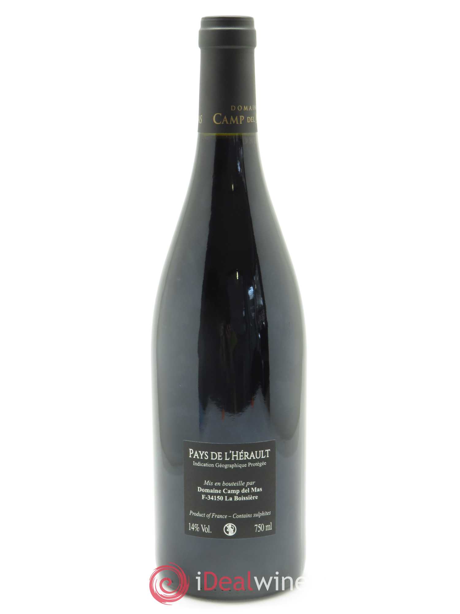 IGP Pays de l'Hérault Gravis Camp Del Mas  2018 - Lot de 1 Bouteille