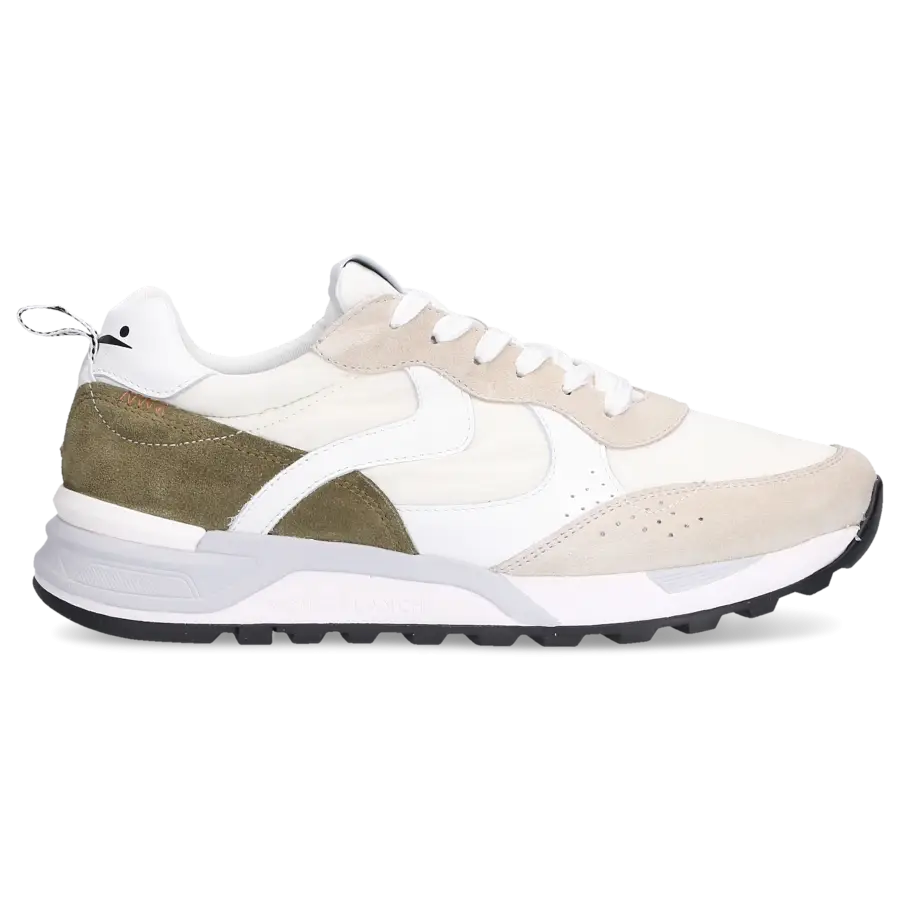 VOILE BLANCHE - Sneaker low MAGG Veloursleder - weiß
