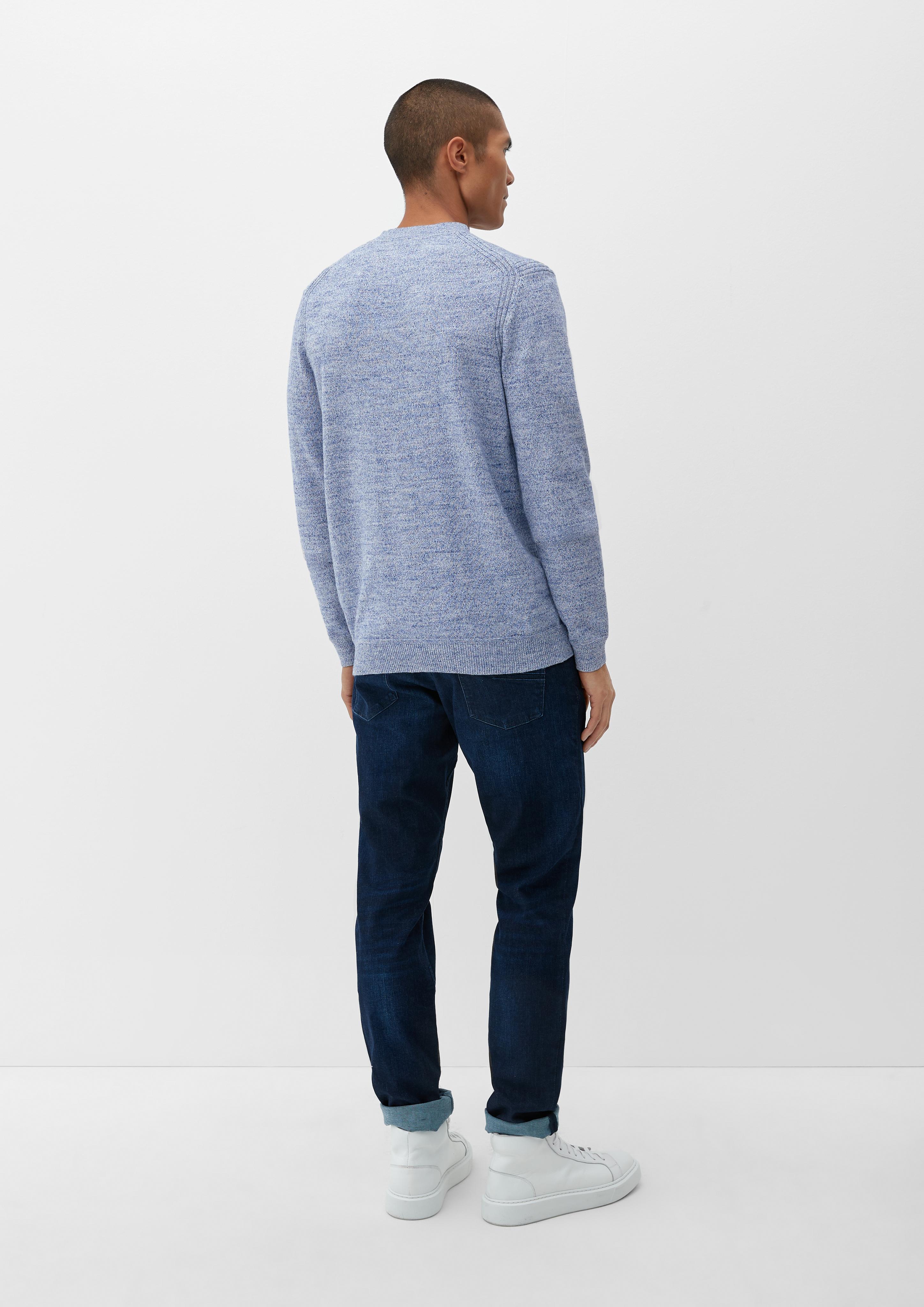 Feinstrickpullover mit Rippdetails  2124554-50X0