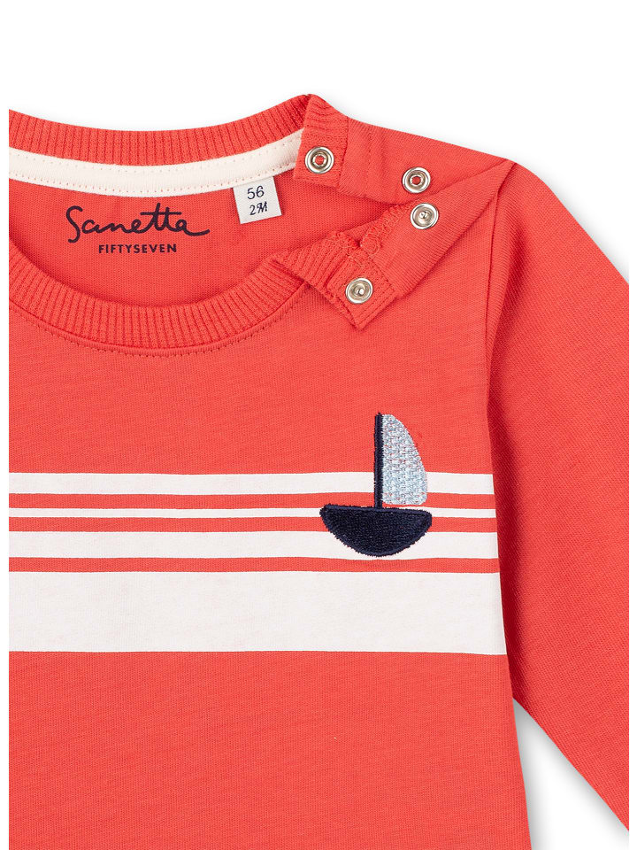 Sanetta Langarmshirt in Rot günstig kaufen 62