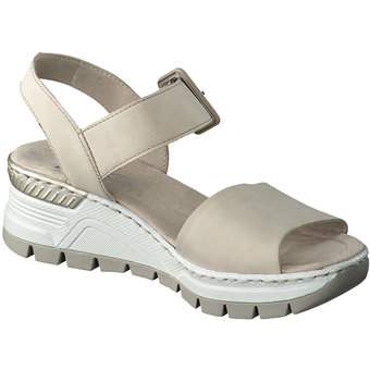 Rieker Keilsandale in beige