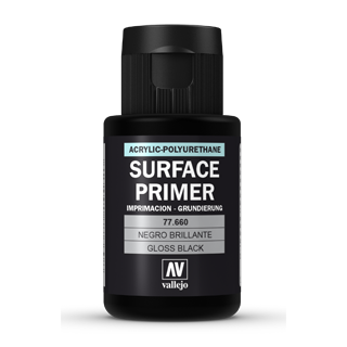 Metal Color Gloss Black Primer 32 ml. (77660)