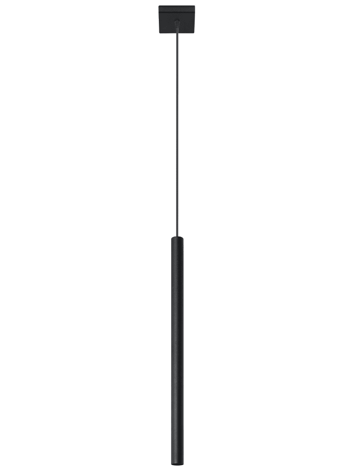 Nice Lamps Hängeleuchte FIDEUS 1in Schwarz stahl modern loft lampe 1xG9 LED NICE LAMPS günstig kaufen onesize