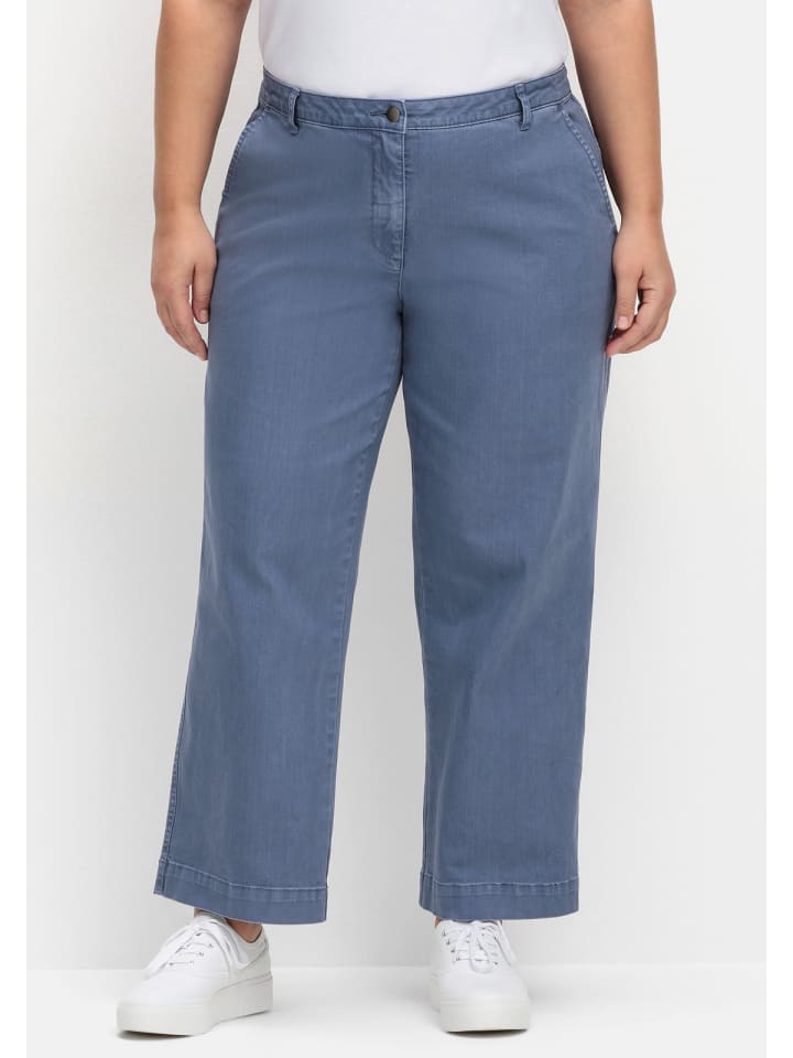 sheego Culotte in rauchblau günstig kaufen 42