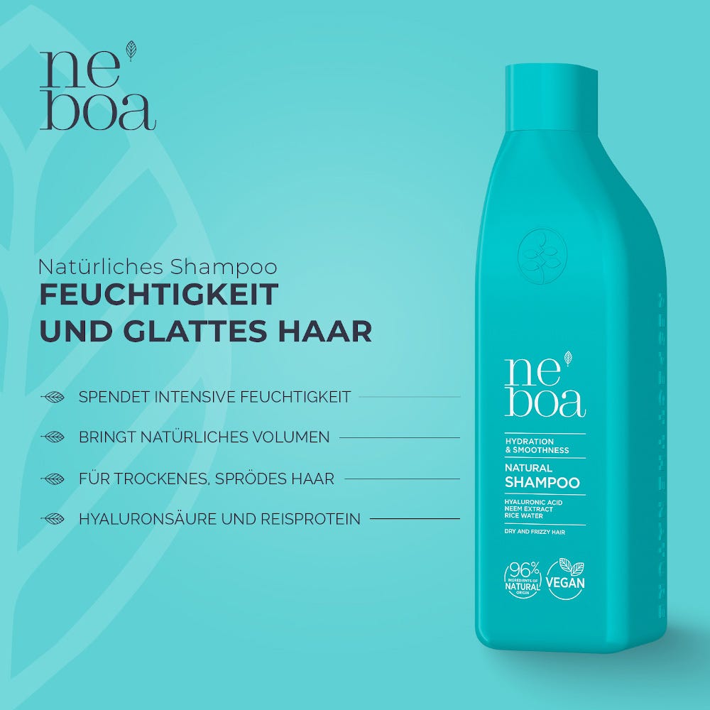 neboa Hydrating & Smooth Natural Shampoo 300 ml